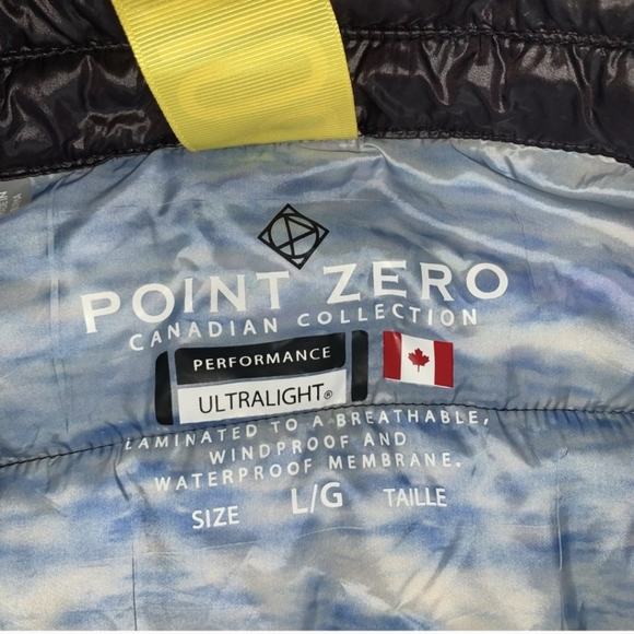 Point Zero Men’s Black Ultralight Puffer Jacket - Picture 11 of 11